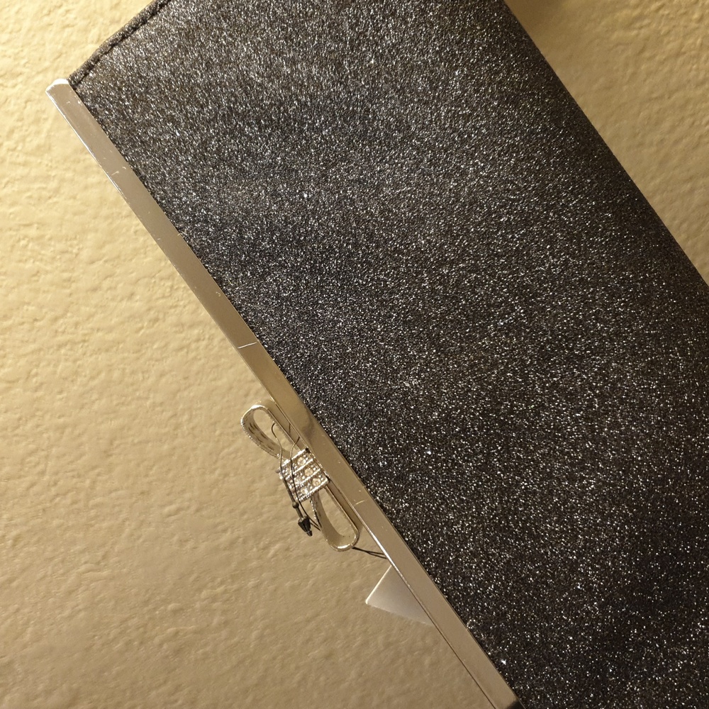 INC Carolyn Glitter Clutch - Picture 5 of 5
